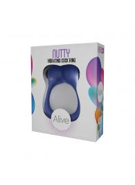 Синее эрекционное виброкольцо Nutty - Adrien Lastic - в Йошкар-Оле купить с доставкой