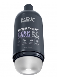 Мастурбатор в бутылке Shower Therapy Deep Cream - Pipedream - в Йошкар-Оле купить с доставкой