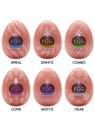 Набор из 6 мастурбаторов-яиц Tenga Egg Variety Pack V - Tenga - в Йошкар-Оле купить с доставкой