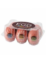 Набор из 6 мастурбаторов-яиц Tenga Egg Variety Pack V - Tenga - в Йошкар-Оле купить с доставкой