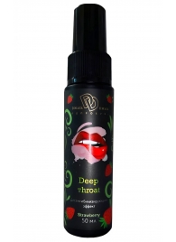 Спрей для горла Deep Throat с десенсибилизирующим эффектом и вкусом клубники - 50 мл. - БиоМед - купить с доставкой в Йошкар-Оле