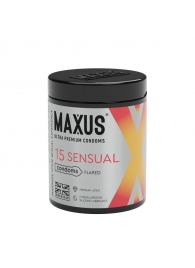 Анатомические презервативы MAXUS Sensual - 15 шт. - Maxus - купить с доставкой в Йошкар-Оле