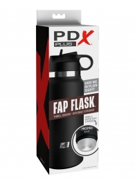 Черный мастурбатор в виде бутылки Fap Flask - Pipedream - в Йошкар-Оле купить с доставкой