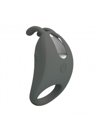 Серое эрекционное кольцо с вибрацией Master Ring - Baile - в Йошкар-Оле купить с доставкой