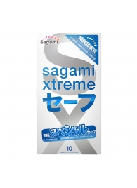 Презервативы Sagami Xtreme Ultrasafe с двойным количеством смазки - 10 шт. - Sagami - купить с доставкой в Йошкар-Оле