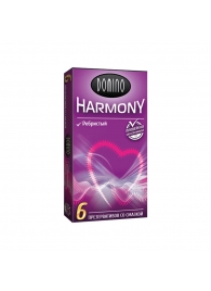 Презервативы с рёбрышками Domino Harmony - 6 шт. - Domino - купить с доставкой в Йошкар-Оле