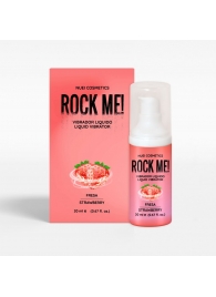 Жидкий вибратор Nuei Rock Me! с ароматом клубники - 20 мл. - Nuei cosmetics - купить с доставкой в Йошкар-Оле
