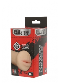 Нежный мастурбатор-ротик REALSTUFF 5INCH MASTURBATOR BJ - Dream Toys - в Йошкар-Оле купить с доставкой