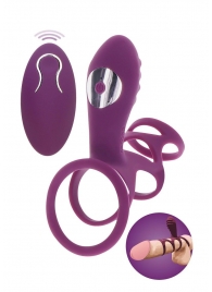 Фиолетовая эрекционная вибронасадка Halo Halo C-Ring Sleeve - Toy Joy - в Йошкар-Оле купить с доставкой