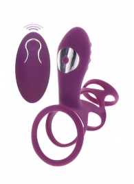 Фиолетовая эрекционная вибронасадка Halo Halo C-Ring Sleeve - Toy Joy - в Йошкар-Оле купить с доставкой