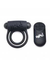 Черное эрекционное виброкольцо 28X Remote Control Vibrating Cock Ring   Bullet - XR Brands - в Йошкар-Оле купить с доставкой