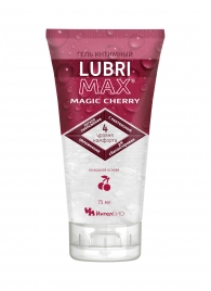 Интимный гель-смазка на водной основе Lubrimax Magic Cherry - 75 мл. - ИнтелБИО - купить с доставкой в Йошкар-Оле