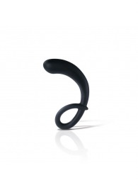 Черный массажер простаты Curving Curt - 13 см. - MyStim - купить с доставкой в Йошкар-Оле