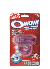 Фиолетовое эрекционное виброкольцо OWOW PURPLE - Screaming O - в Йошкар-Оле купить с доставкой