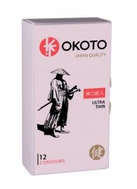 Тонкие презервативы OKOTO Ultra Thin - 12 шт. - Sitabella - купить с доставкой в Йошкар-Оле