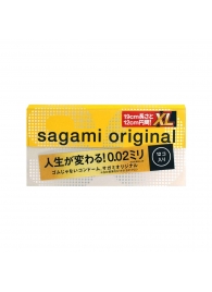 Презервативы увеличенного размера Sagami Original 0.02 XL-size - 12 шт. - Sagami - купить с доставкой в Йошкар-Оле