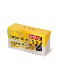 Презервативы увеличенного размера Sagami Original 0.02 XL-size - 12 шт. - Sagami - купить с доставкой в Йошкар-Оле