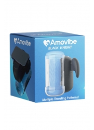 Инновационный робот-мастурбатор Black Knight с функцией пенетрации - Amovibe - в Йошкар-Оле купить с доставкой