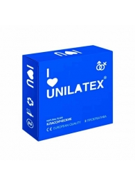 Классические презервативы Unilatex Natural Plain - 3 шт. - Unilatex - купить с доставкой в Йошкар-Оле