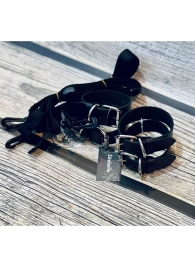 Черный комплект для растяжки на кровати «Новичок» - Sitabella - купить с доставкой в Йошкар-Оле