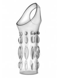 Прозрачная насадка на пенис Stretchy Studded Penis Sleeve Ring - Blush Novelties - в Йошкар-Оле купить с доставкой