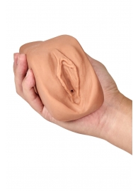Маструбатор-вагина с вибрацией Soft   Wet Renata Realistic Tan Masturbator - Blush Novelties - в Йошкар-Оле купить с доставкой