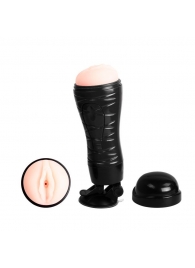 Мастурбатор-вагина Flora с присоской в основании - Baile - в Йошкар-Оле купить с доставкой