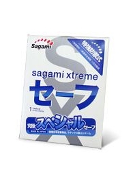 Презерватив Sagami Xtreme Ultrasafe с двойным количеством смазки - 1 шт. - Sagami - купить с доставкой в Йошкар-Оле