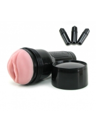 Мастурбатор-вагина Fleshlight - Vibro Pink Lady Touch с вибрацией - Fleshlight - в Йошкар-Оле купить с доставкой