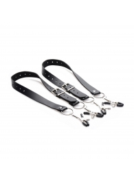 Ремни с зажимами для половых губ Spread Labia Spreader Straps with Clamps - XR Brands - купить с доставкой в Йошкар-Оле