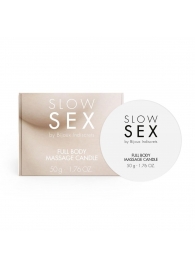 Массажная свеча для всего тела Slow Sex - 50 гр. - Bijoux Indiscrets - купить с доставкой в Йошкар-Оле