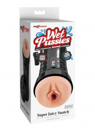 Мастурбатор-вагина в колбе Super Juicy Snatch - Pipedream - в Йошкар-Оле купить с доставкой