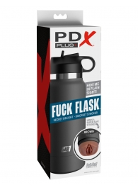 Смуглый мастурбатор-вагина в корпусе-бутылке F*ck Flask - Pipedream - в Йошкар-Оле купить с доставкой