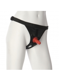 Трусики со штырьком для фиксации насадок Ultra Harness with Plug - Doc Johnson - купить с доставкой в Йошкар-Оле