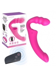 Розовый безремневой страпон Straples Strap-On Dildo - Erokay - купить с доставкой в Йошкар-Оле