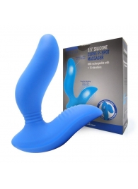 Синий вибромассажер простаты 3,5’’ Curve P-spot Massager - 12 см. - Erokay - в Йошкар-Оле купить с доставкой