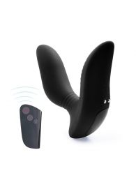 Черный вибромассажер простаты 3,5’’ Remote Control Curve P-spot Massager - 12 см. - Erokay - в Йошкар-Оле купить с доставкой