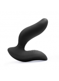 Черный вибромассажер простаты 3,5’’ Curve P-spot Massager - 12 см. - Erokay - в Йошкар-Оле купить с доставкой