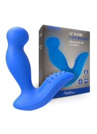 Синий вибромассажер простаты 3,5’’ P-spot Massager - 12,5 см. - Erokay - в Йошкар-Оле купить с доставкой