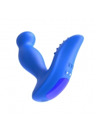 Синий вибромассажер простаты 3,5’’ Remote Control P-spot Massager - 12,5 см. - Erokay - в Йошкар-Оле купить с доставкой