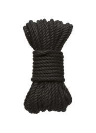Черная верёвка для связывания и фиксации Bind Tie - 9,14 м. - Doc Johnson - купить с доставкой в Йошкар-Оле