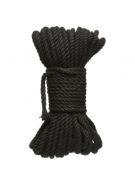 Черная верёвка для связывания и фиксации Bind Tie - 15,24 м. - Doc Johnson - купить с доставкой в Йошкар-Оле