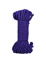 Фиолетовая верёвка для связывания и фиксации Bind Tie - 9,14 м. - Doc Johnson - купить с доставкой в Йошкар-Оле