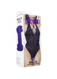 Фиолетовая верёвка для связывания и фиксации Bind Tie - 15,24 м. - Doc Johnson - купить с доставкой в Йошкар-Оле