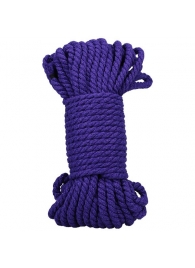 Фиолетовая верёвка для связывания и фиксации Bind Tie - 15,24 м. - Doc Johnson - купить с доставкой в Йошкар-Оле
