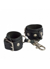 Черный кожаный брелок в виде наручников - Sitabella - купить с доставкой в Йошкар-Оле