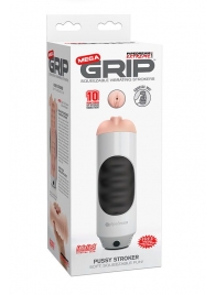 Мастурбатор-вагина Extreme Toyz Mega Grip Vibrating Stroker Mouth - Pipedream - в Йошкар-Оле купить с доставкой