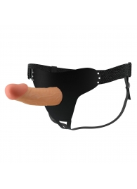 Телесный полый мужской страпон Stark - 17,5 см. - Baile - купить с доставкой в Йошкар-Оле