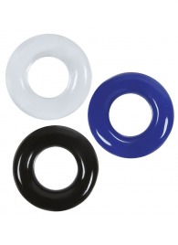 Набор из 3 эрекционных колец без рельефа - Boys of Toys - в Йошкар-Оле купить с доставкой