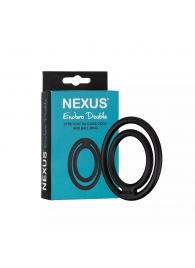 Черное двойное эрекционное кольцо Nexus Enduro Double - Nexus Range - в Йошкар-Оле купить с доставкой